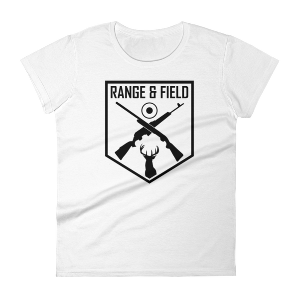 Range and Field Women's short sleeve White t-shirt