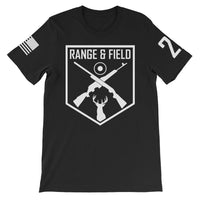 Range and Field Short-Sleeve Logo Black T-Shirt