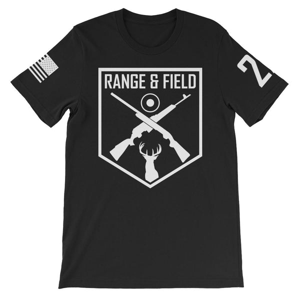 Range and Field Short-Sleeve Logo Black T-Shirt