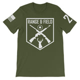 Range and Field Short-Sleeve Logo Olive T-Shirt