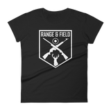Range and Field Women's short sleeve Black t-shirt