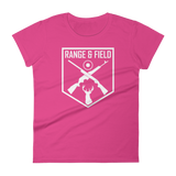 Range and Field Women's short sleeve Hot Pink t-shirt