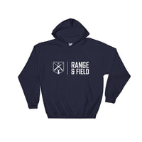 Range and Field Ladies Hooded Navy Sweatshirt Front Side