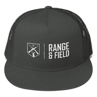 This Range and Field Black Mesh Back Snapback Hat is a classic Snapback that will look great when you wear it on the range or in the field.