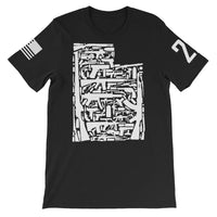 Second Amendment Utah Short-Sleeve Black T-Shirt