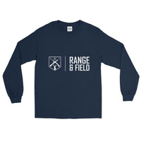 Range and Field Long Sleeve Navy T-Shirt