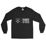 Range and Field Long Sleeve Black T-Shirt